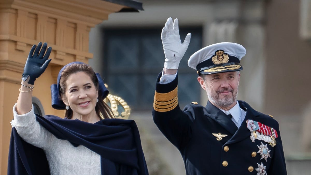 Dronning Mary og kong Frederik til statsbesøg i Sverige.