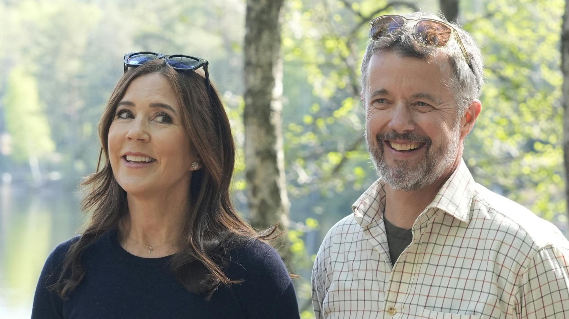 Dronning Mary og kong Frederik.