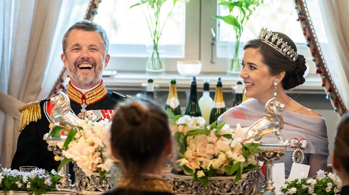 Kong Frederik og dronning Mary.