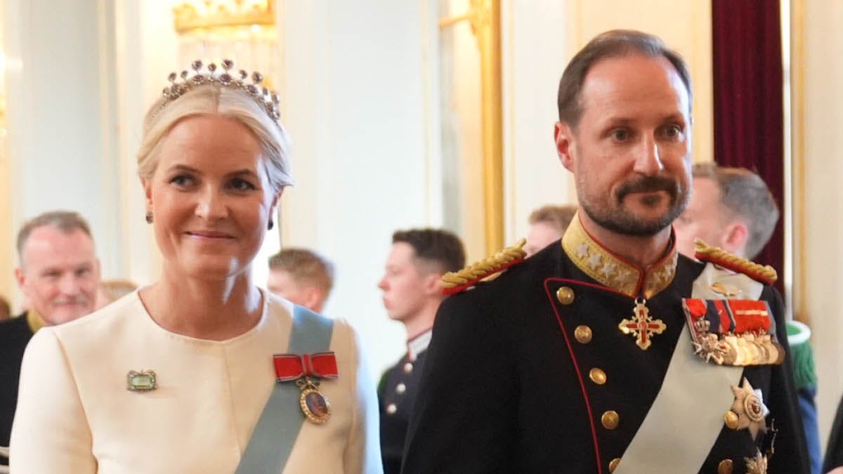 Kronprinsesse Mette-Marit og kronprins Haakon. 