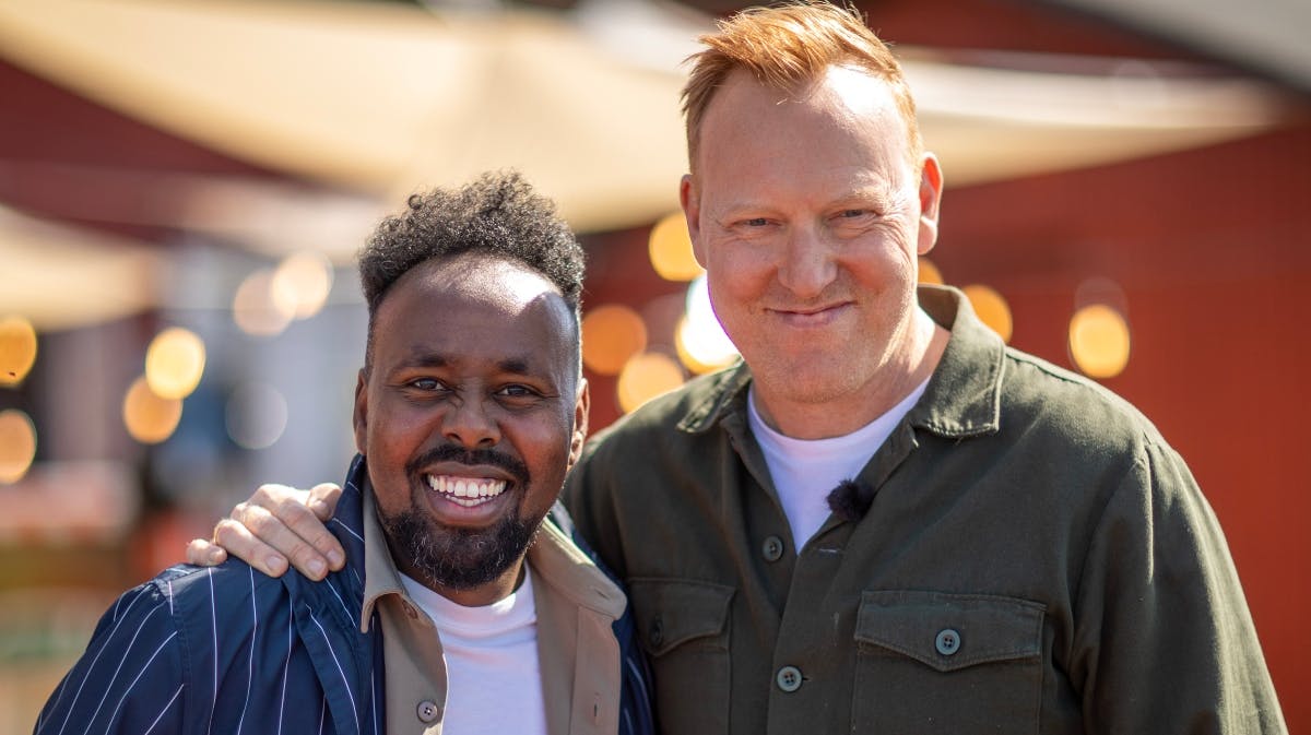 Mahamad Habane og Anders Breinholt