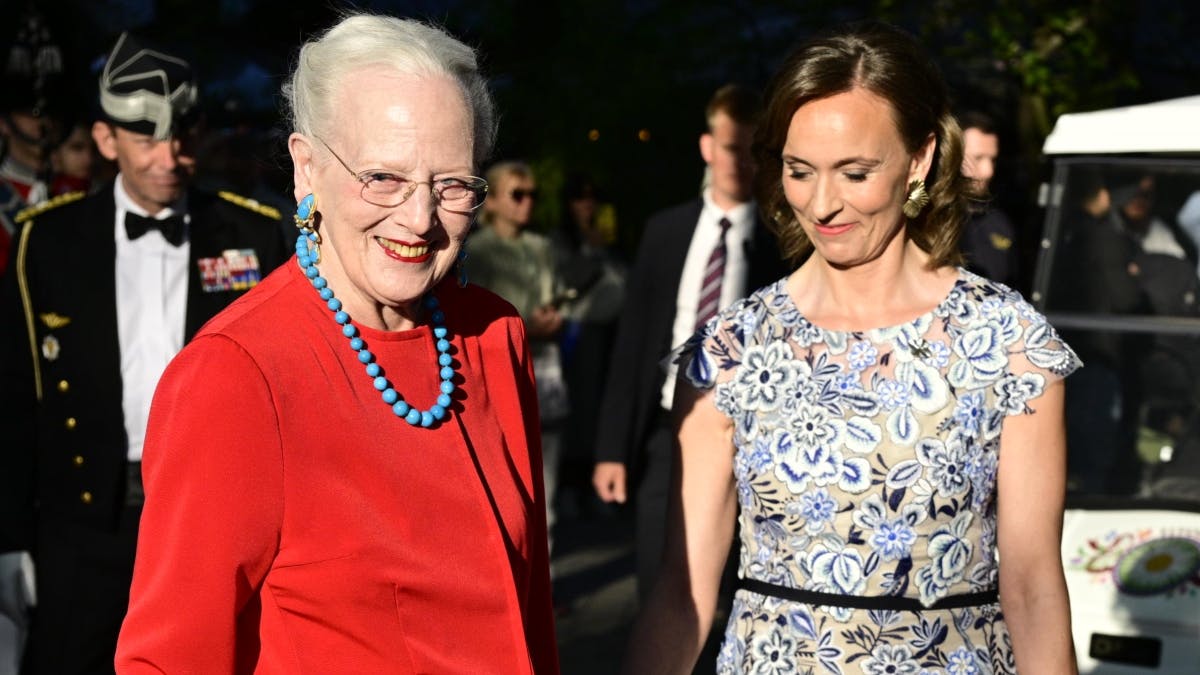 Dronning Margrethe og Tivolis direktør Susanne Mørch Koch