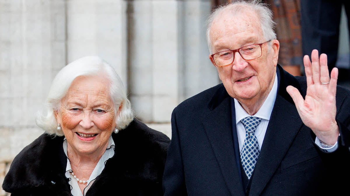 Dronning Paola og kong Albert.