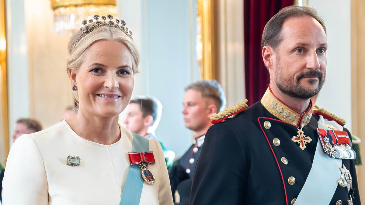 Kronprinsesse Mette-Marit og kronprins Haakon. 