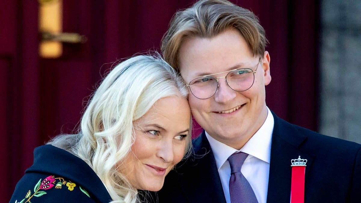 Kronprinsesse Mette-Marit og prins Sverre Magnus. 