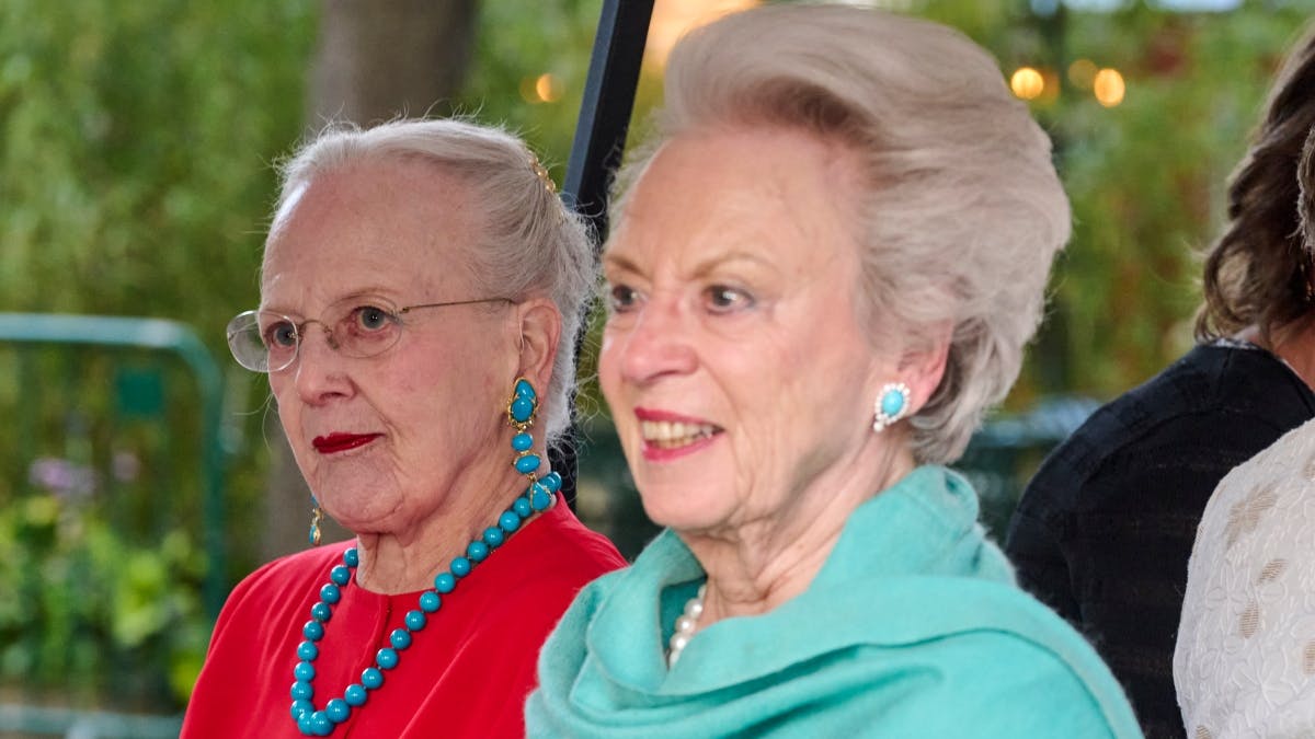 Dronning Margrethe og prinsesse Benedikte