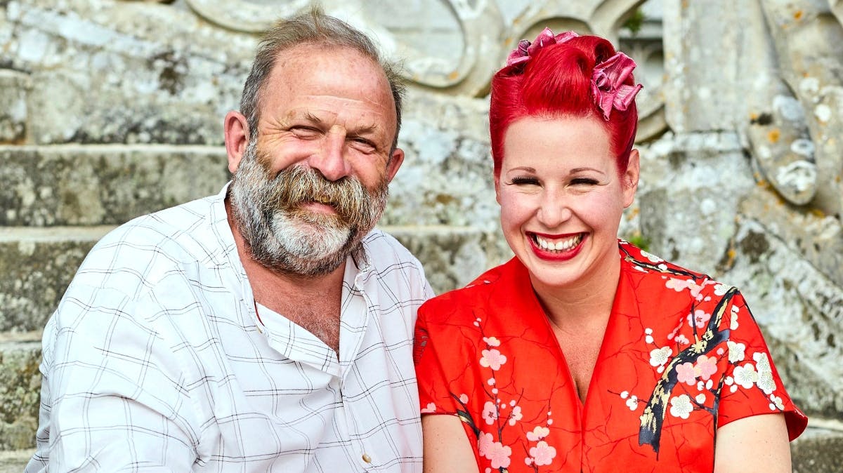 Dick og Angel Strawbridge fra "Han, hun og drømmeslottet"