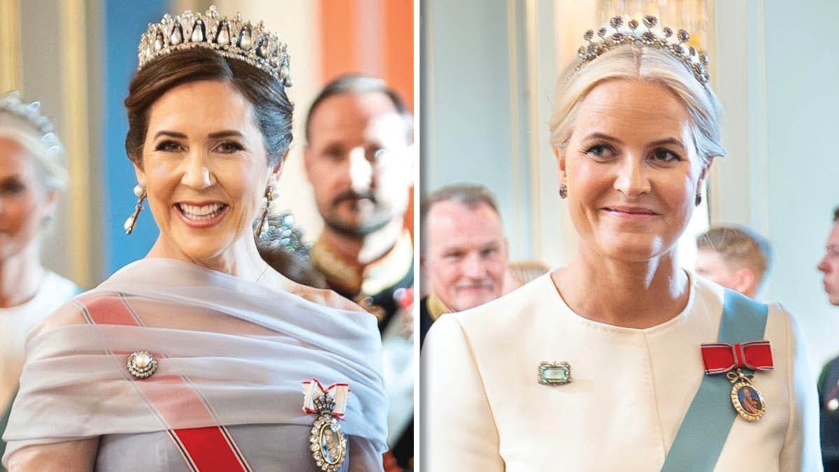 Dronning Mary og kronprinsesse Mette-Marit