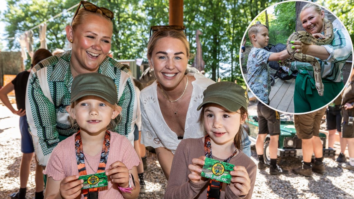 Kendte gæster var inviteret til vilde oplevelser i Ree Park