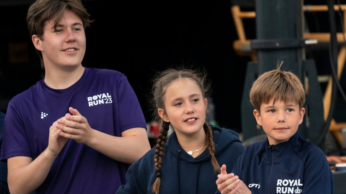 Kronprins Christian, prinsesse Josephine og prins Vincent 