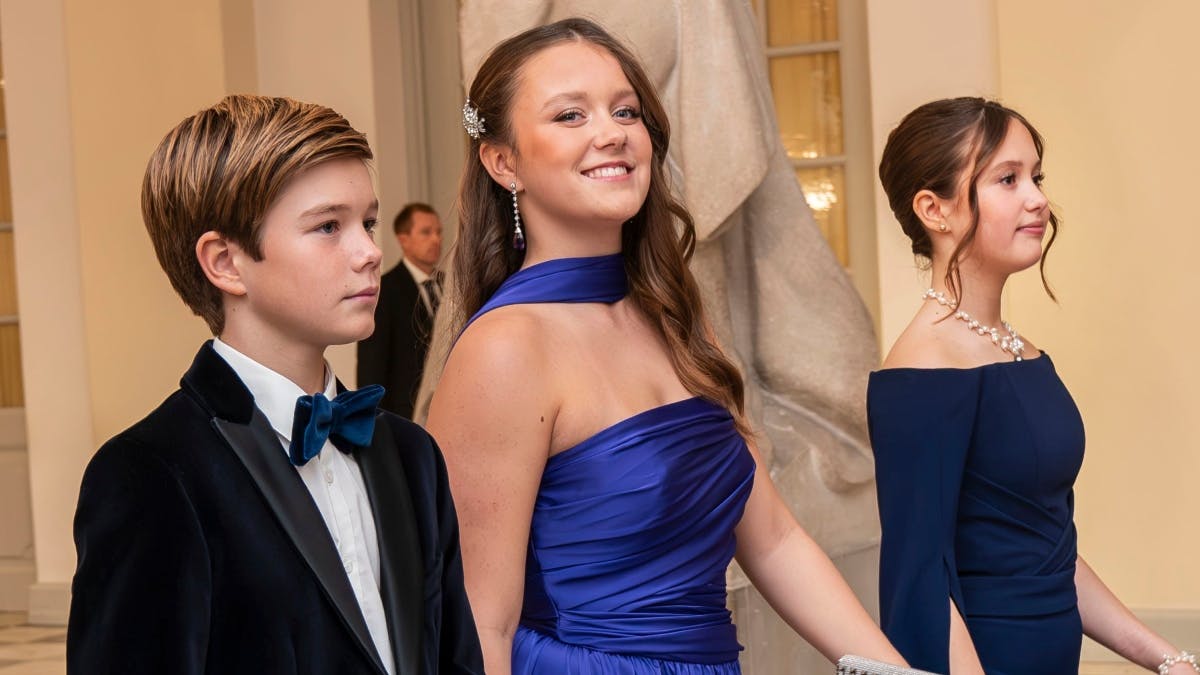 Prins Vincent, prinsesse Isabella og prinsesse Josephine.&nbsp;