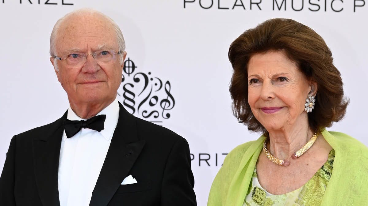Kong Carl Gustaf og dronning Silvia.