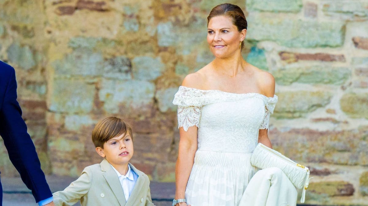 Prins Oscar og kronprinsesse Victoria