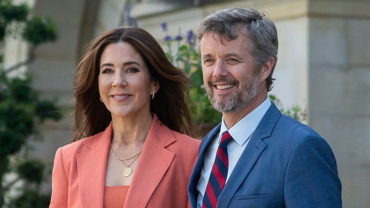 Dronning Mary og kong Frederik.