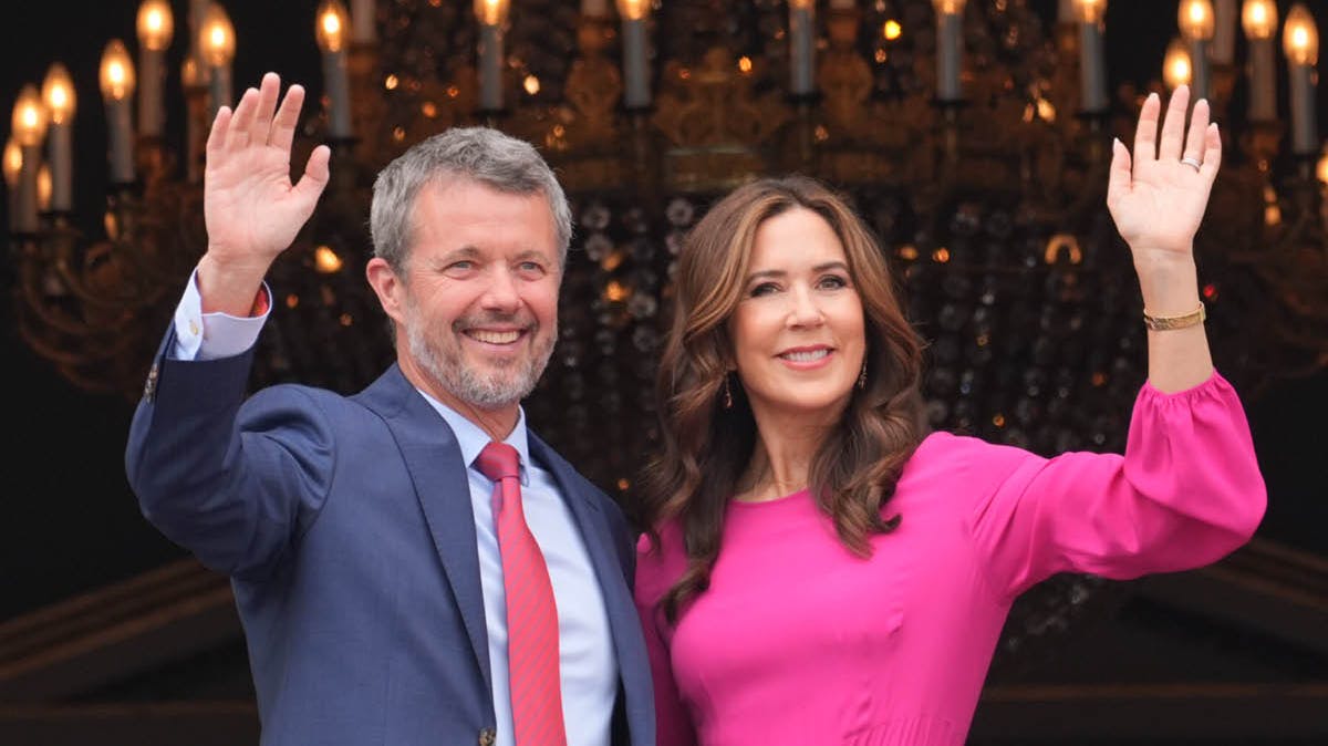 Kong Frederik og dronning Mary.