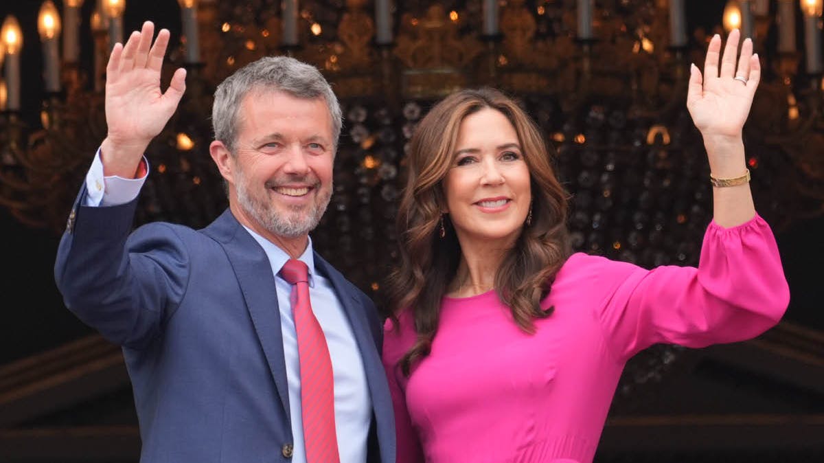 Kong Frederik og dronning Mary.