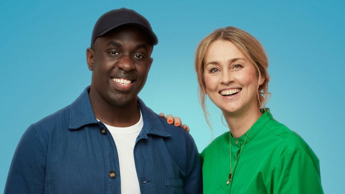 Melvin Kakooza og Camilla Martin.