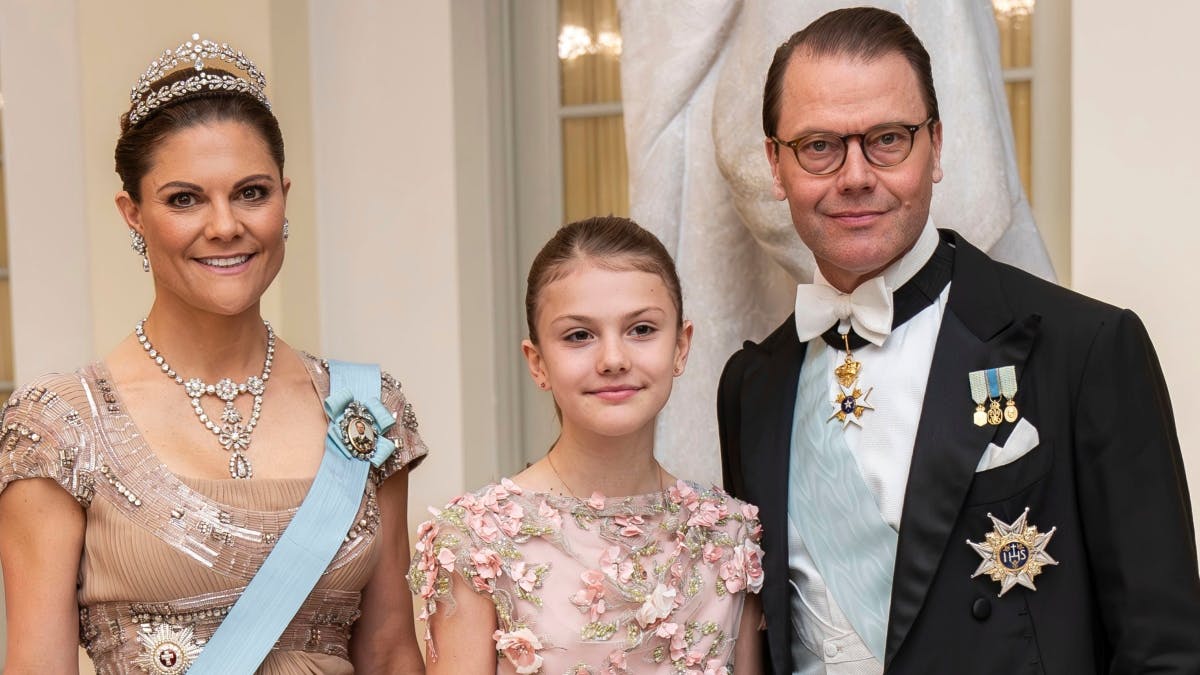 Kronprinsesse Victoria, prinsesse Estelle og prins Daniel