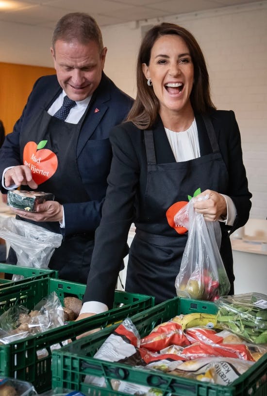 Prinsesse Marie deltager i arrangementet "Mad med hjertet."