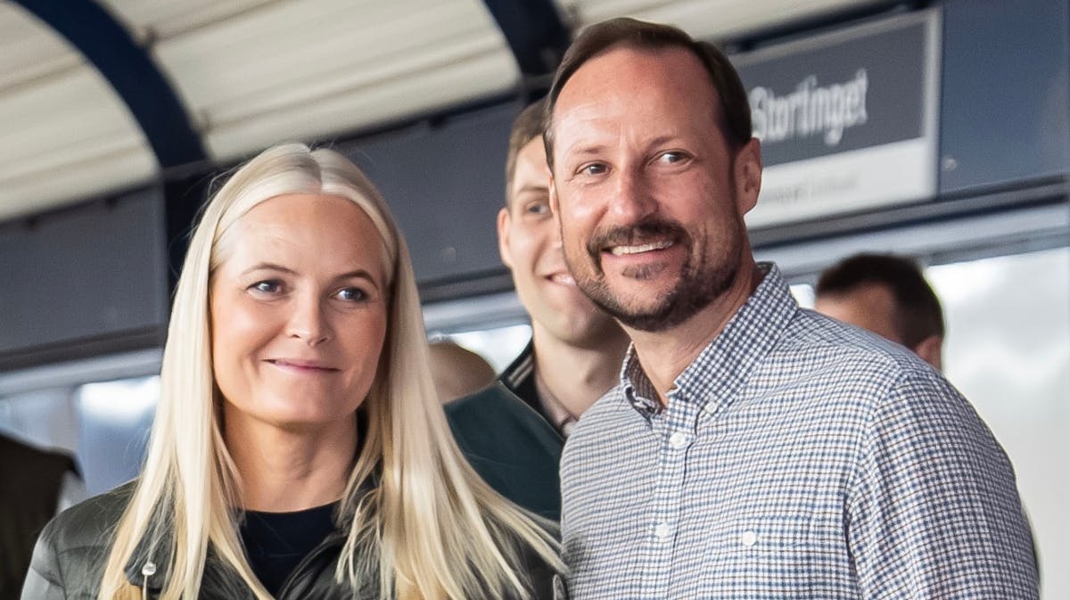 Kronprinsesse Mette-Marit og kronprins Haakon. 