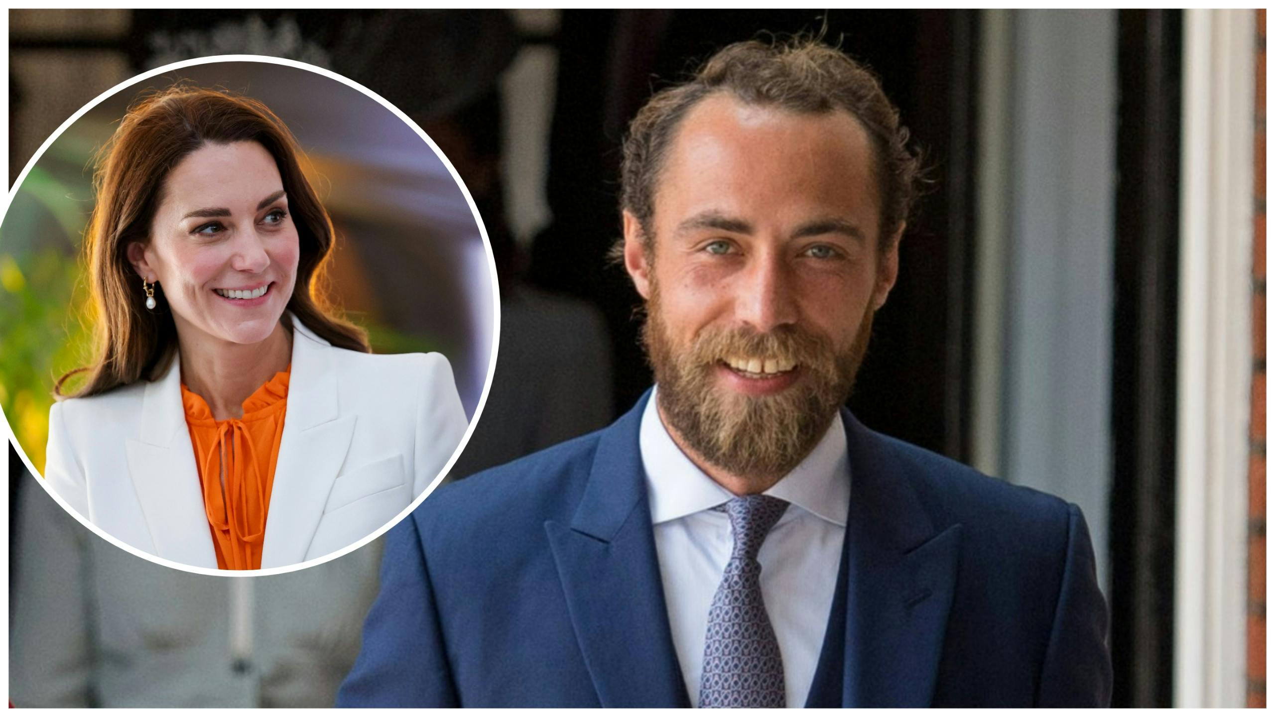 Prinsesse Catherine og James Middleton.