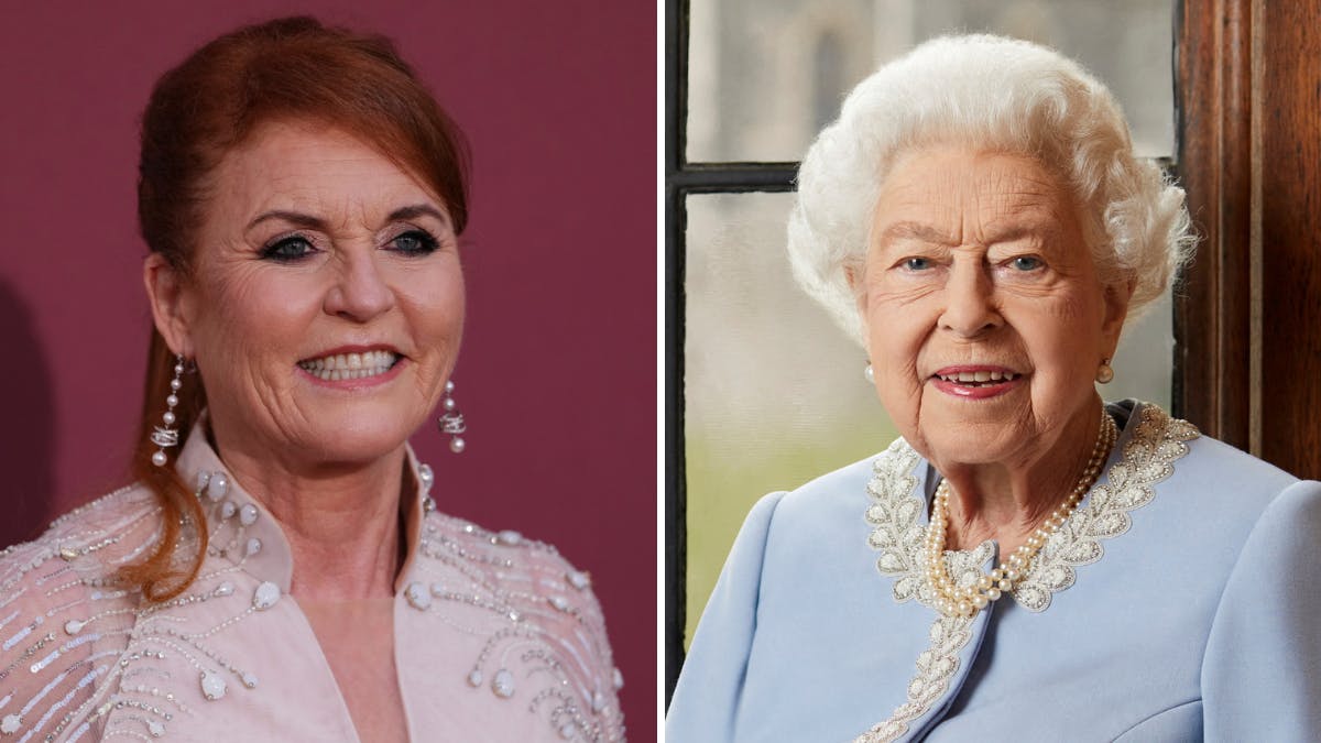 Hertuginde Sarah og dronning Elizabeth.&nbsp;