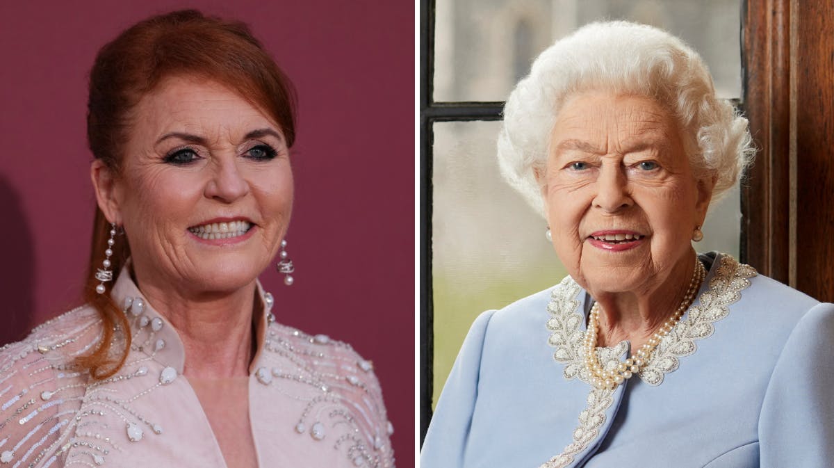 Hertuginde Sarah og dronning Elizabeth. 