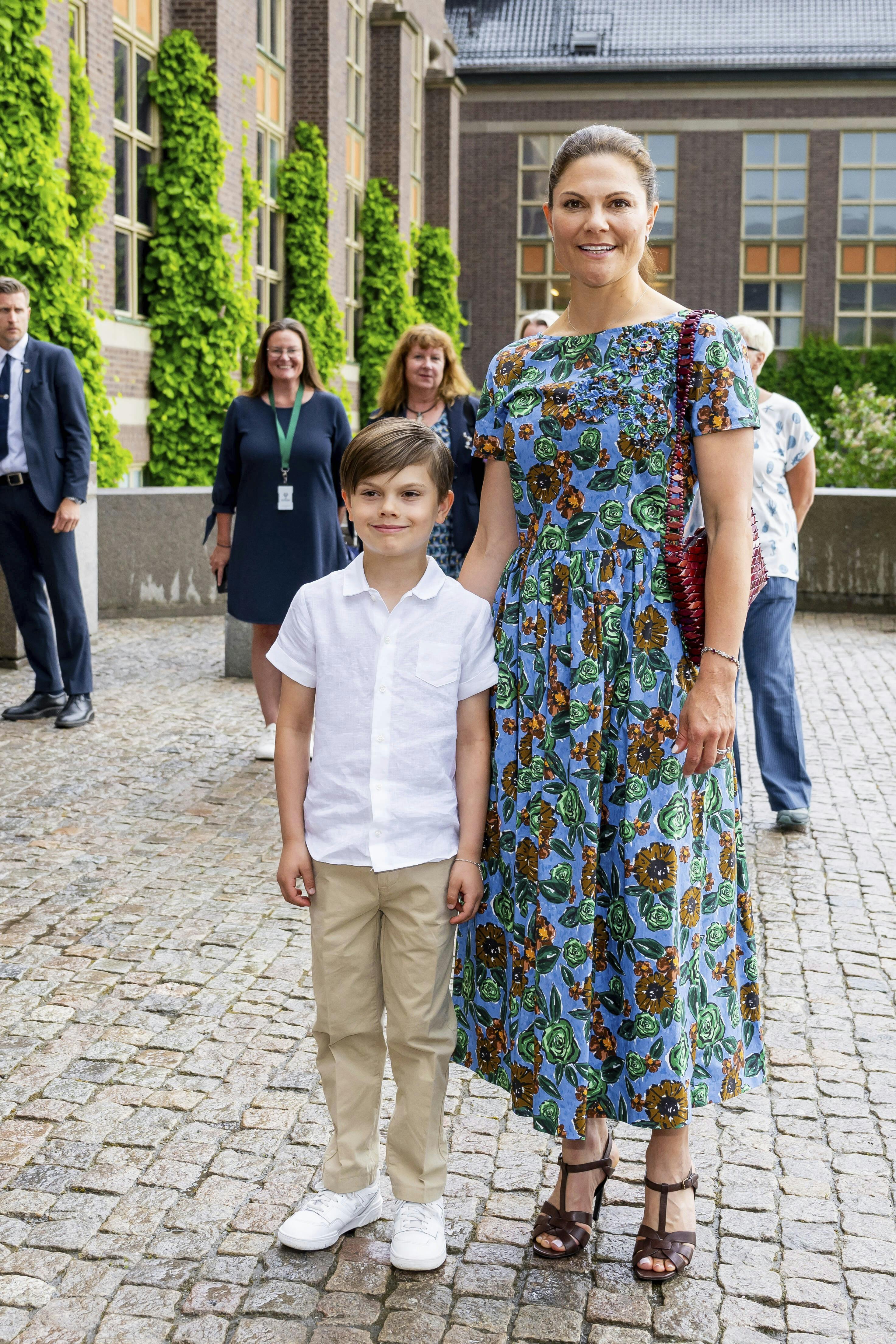 Crown Princess Victoria, Prince Oscar, Opening of the exhibition 'World of Water' at the National Museum of Natural History in Stockholm, Sweden, 3 June 2024. ( DANA-No: 02527115 )