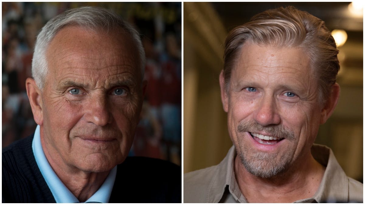 Richard Møller Nielsen og Peter Schmeichel