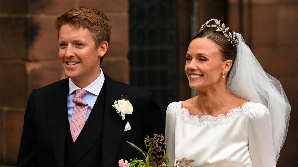 Hugh Grosvenor og Olivia Henson