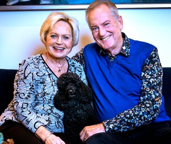 Keld og Hilda Heick med Bertil.