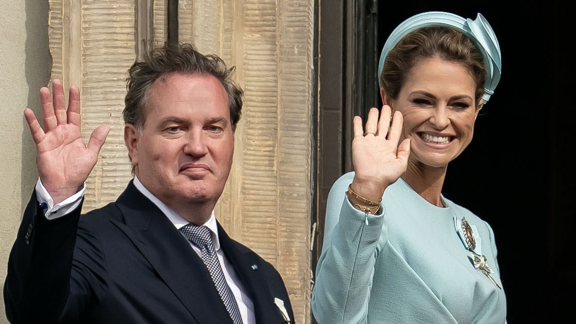 Chris O'Neill og prinsesse Madeleine.&nbsp;