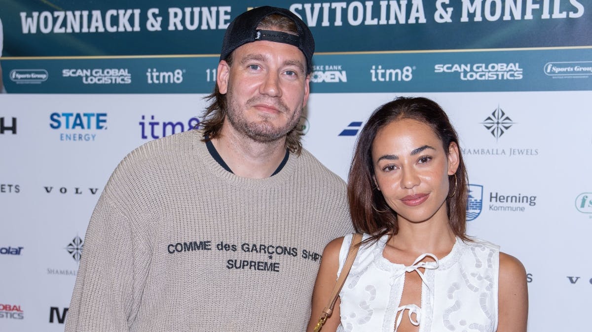 Nicklas Bendtner og Sus Wilkins