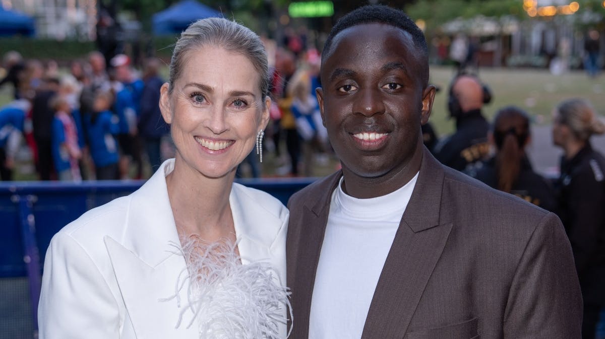 Camilla Martin og Melvin Kakooza 