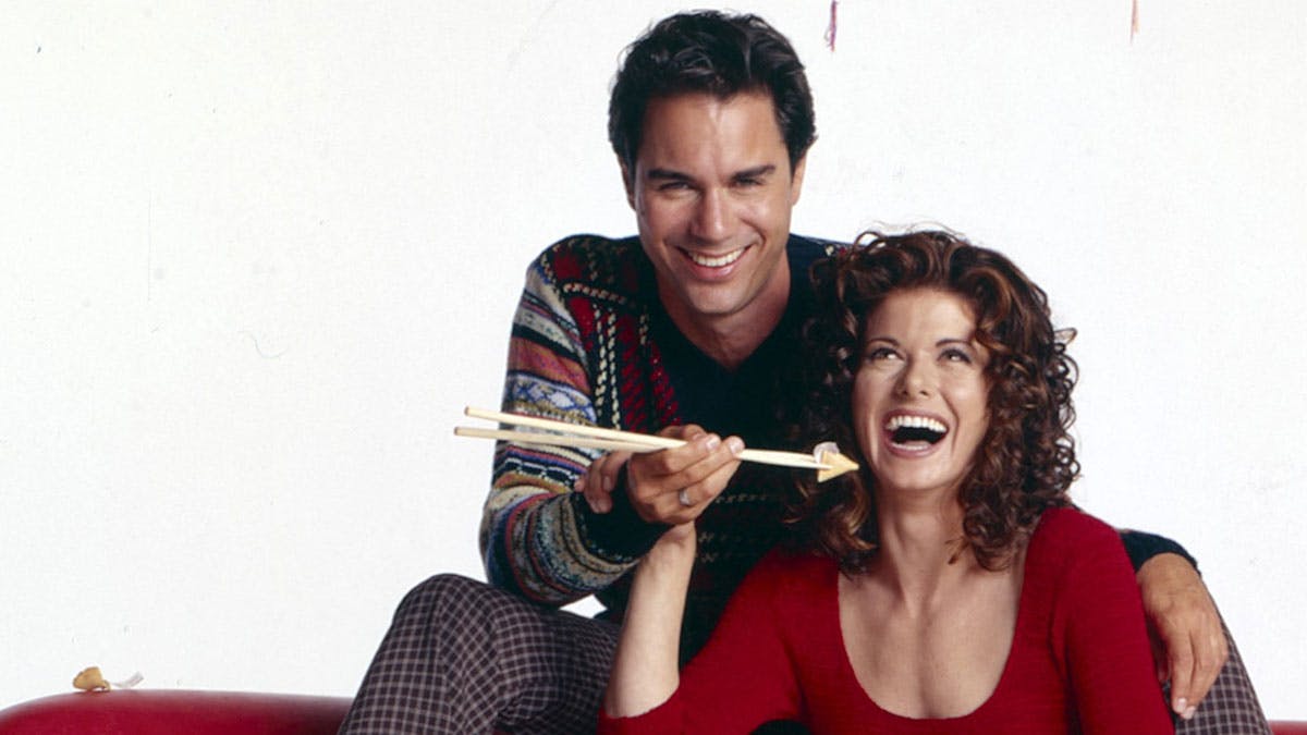 Debra Messing og Eric McCormack spillede hovedrollerne i komedieserien "Will &amp; Grace".