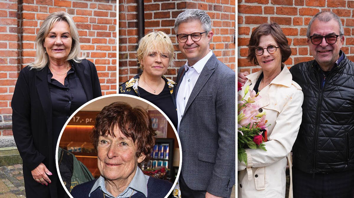 Christel Hammers bisættelse.