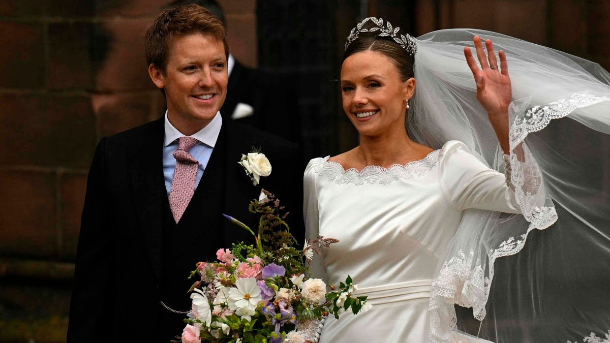 Hugh Grosvenor og Olivia Henson