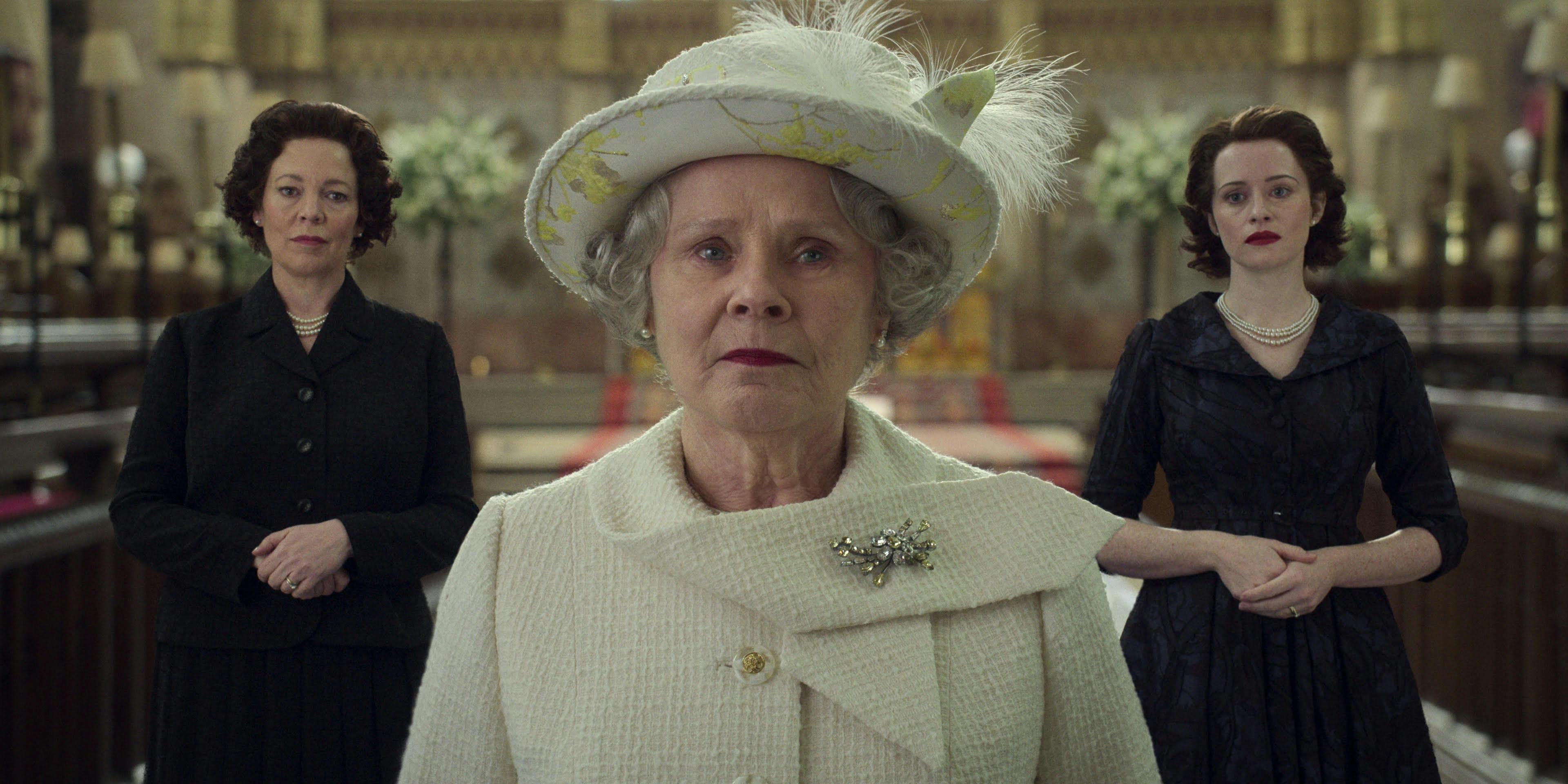 Imelda Staunton som dronning Elizabeth i "The Crown".