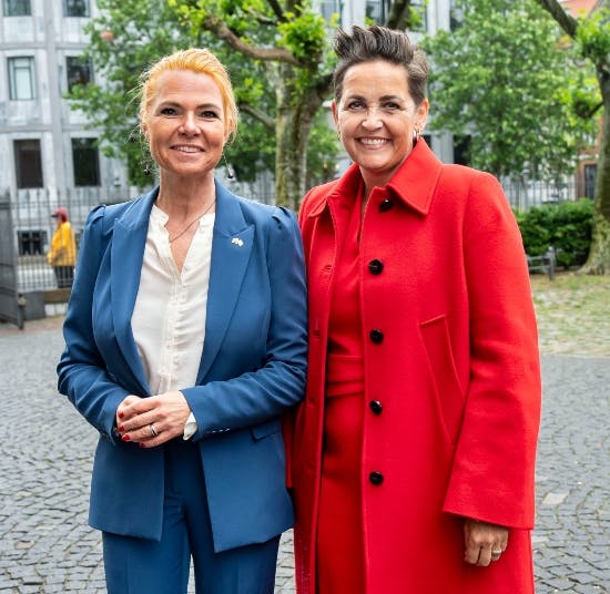 Inger Støjberg og Pia Olsen Dyhr.