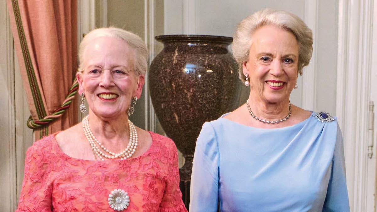 Dronning Margrethe og prinsesse Benedikte i 2022.