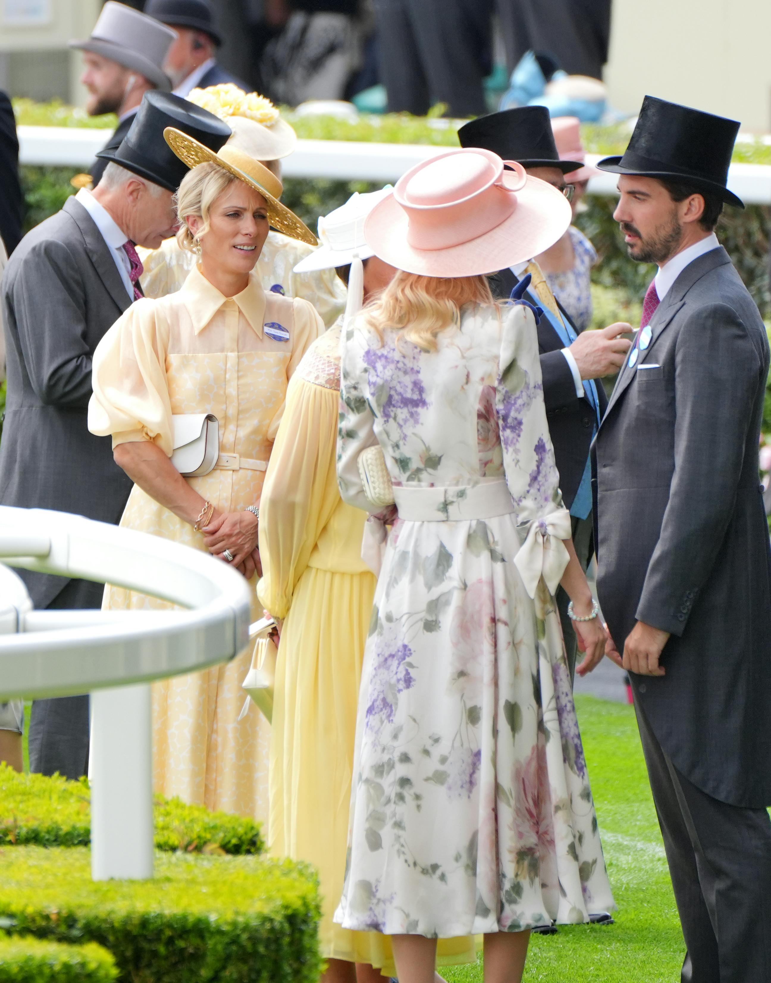 Zara Tindall (left) on day one of Royal Ascot at Ascot Racecourse, Berkshire. Picture date: Tuesday June 18, 2024.