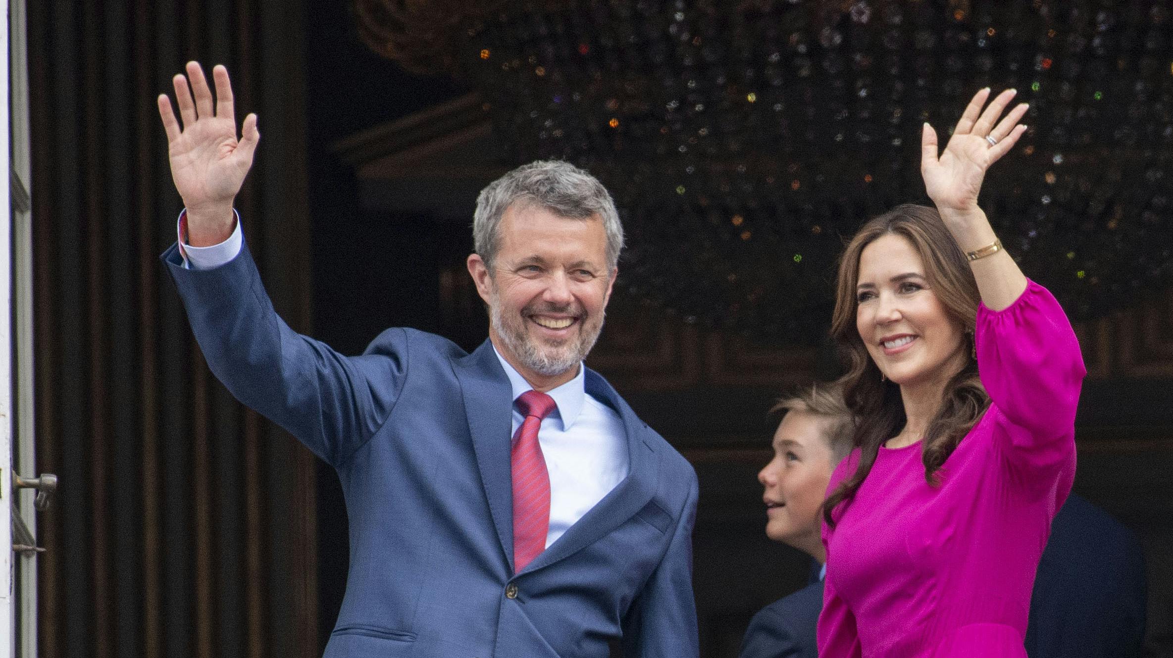 Kong Frederik og dronning Mary. 