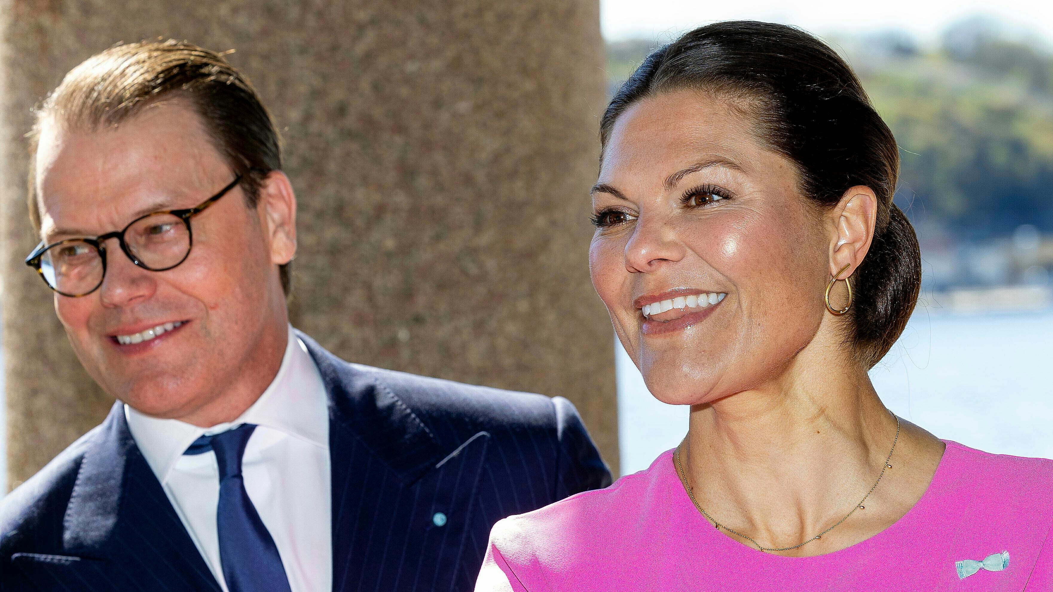 Prins Daniel og kronprinsesse Victoria. &nbsp;