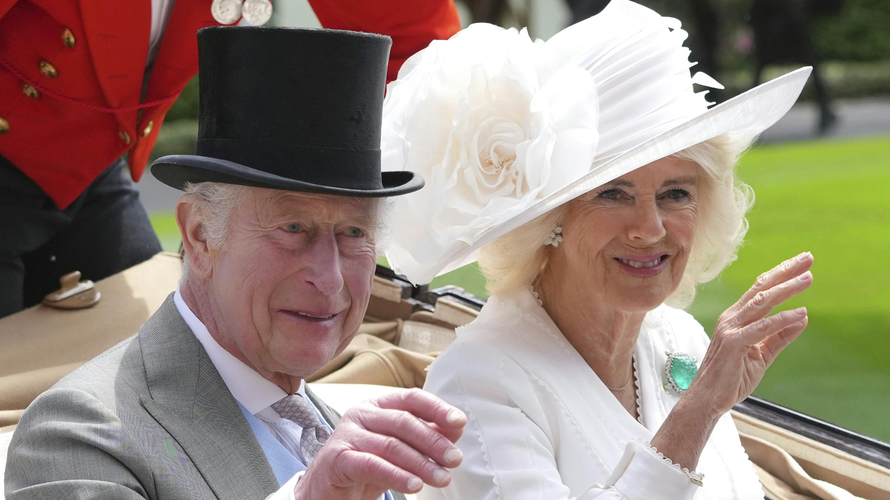 Kong Charles og dronning Camilla.&nbsp;