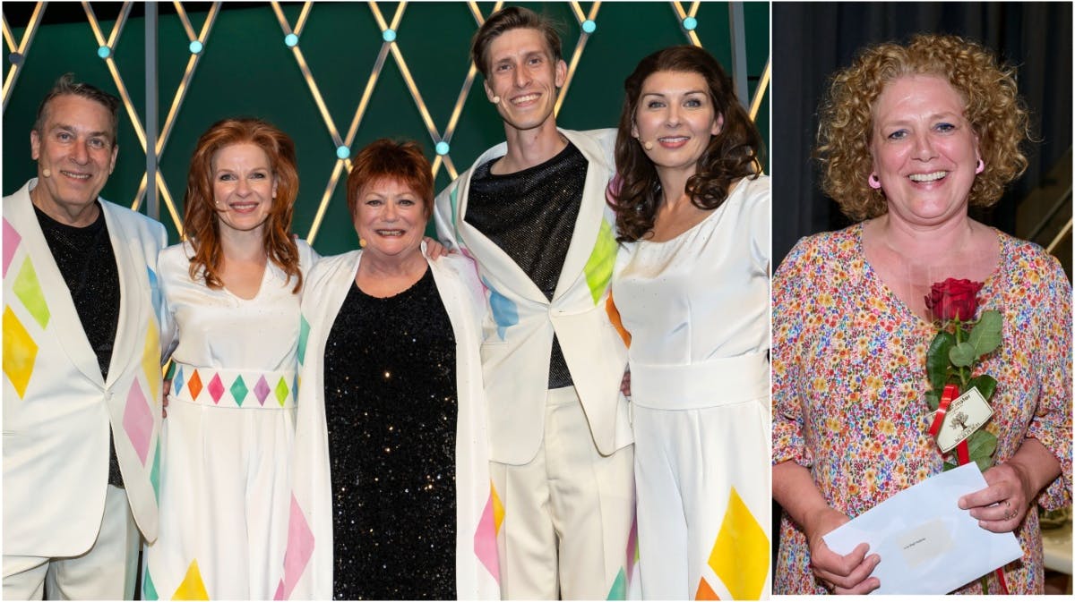 Thomas Eje, Rikke Buch Bendtsen, Lisbet Dahl, Mikkel Hilgart, Rikke Bilde og Lone Rødbroe. 