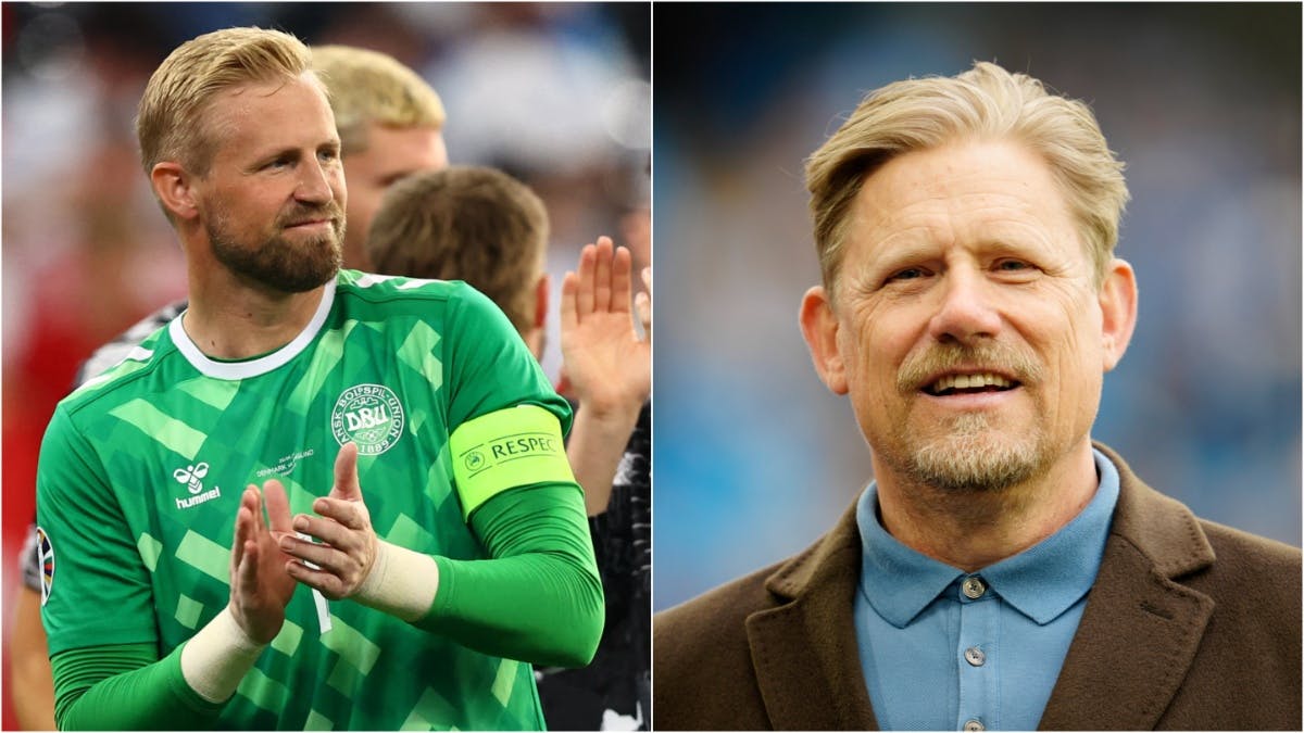 Kasper og Peter Schmeichel