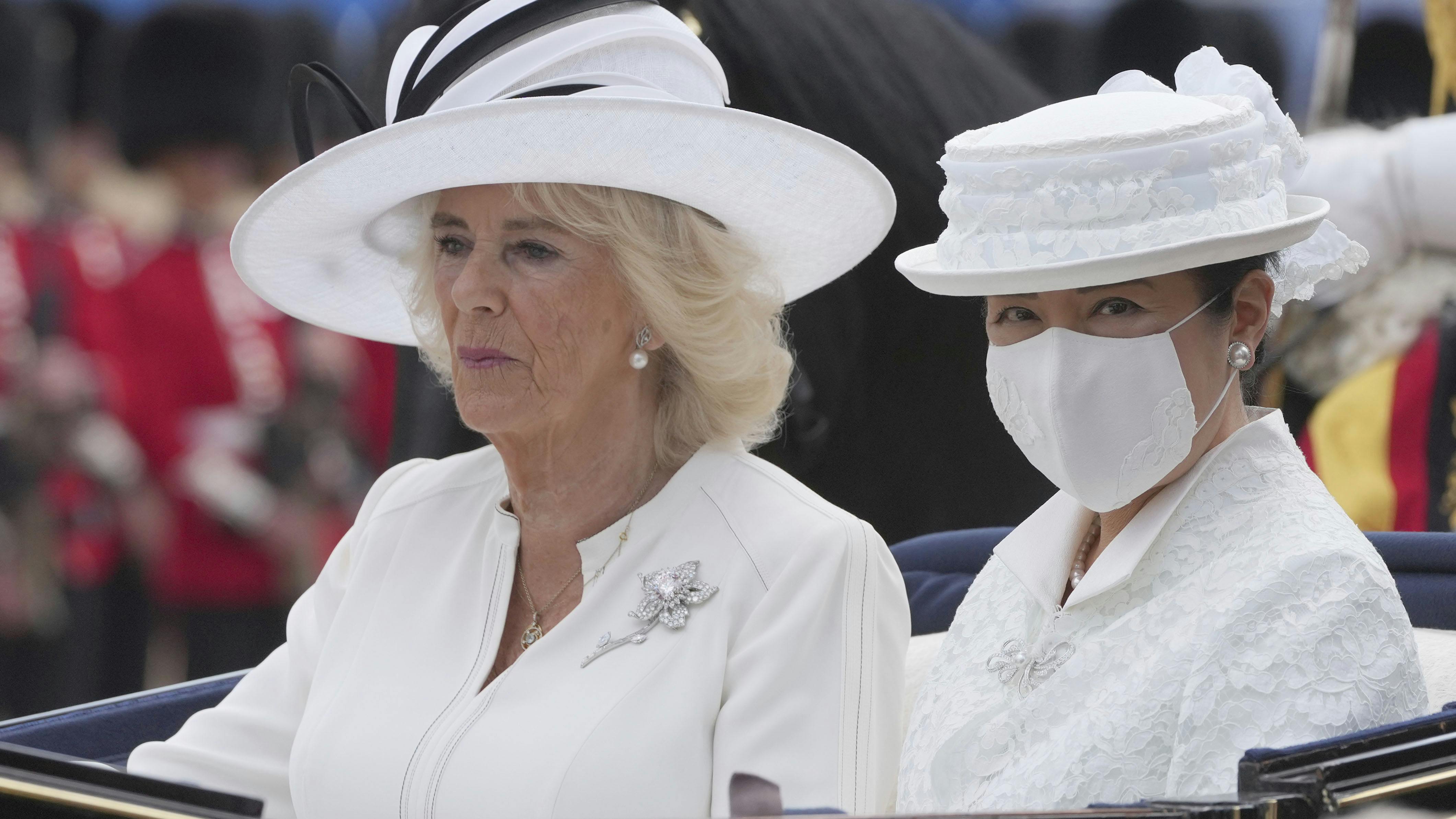 Dronning Camilla og kejserinde Masako.&nbsp;