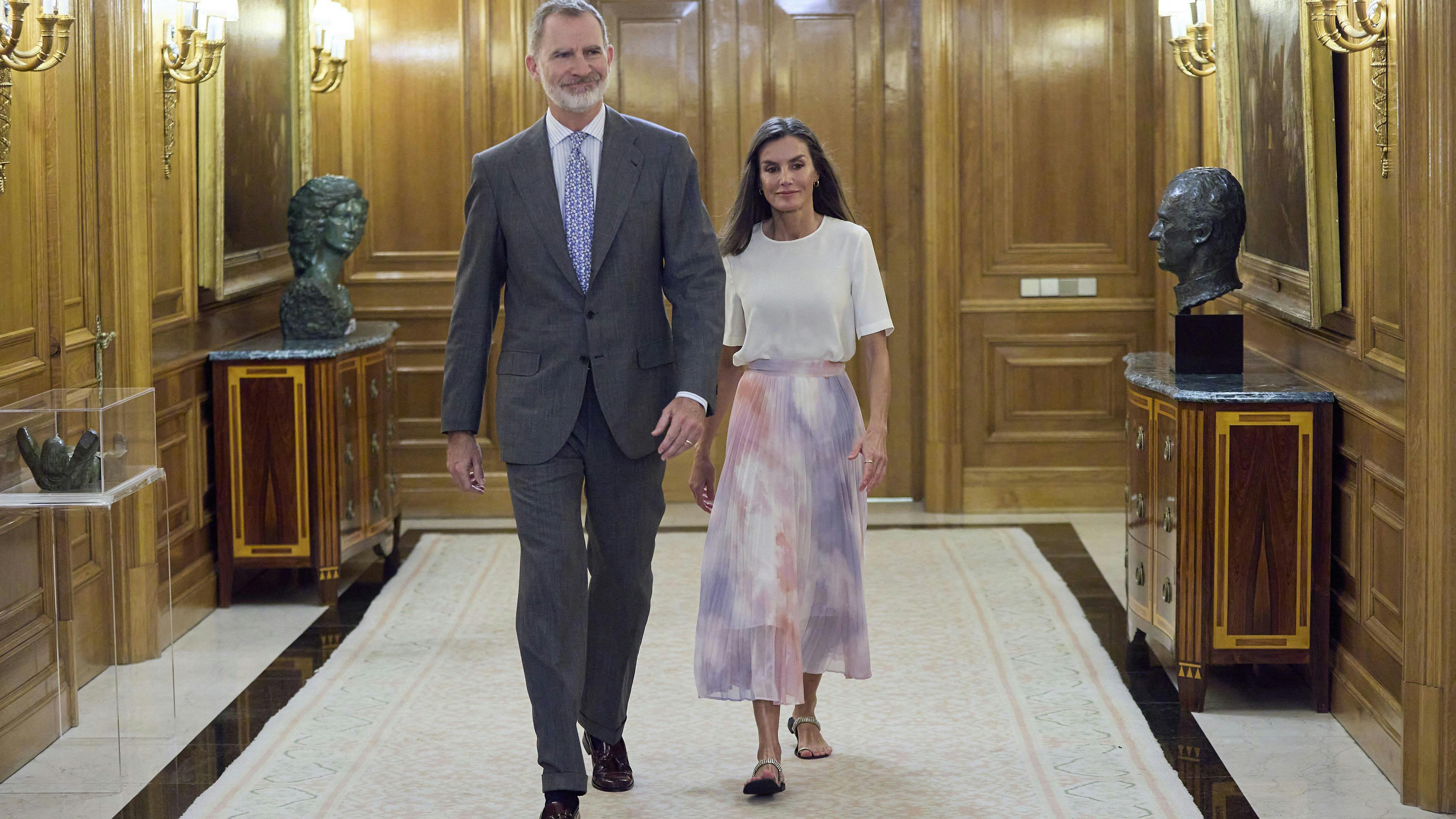 Kong Felipe og dronning Letizia.&nbsp;