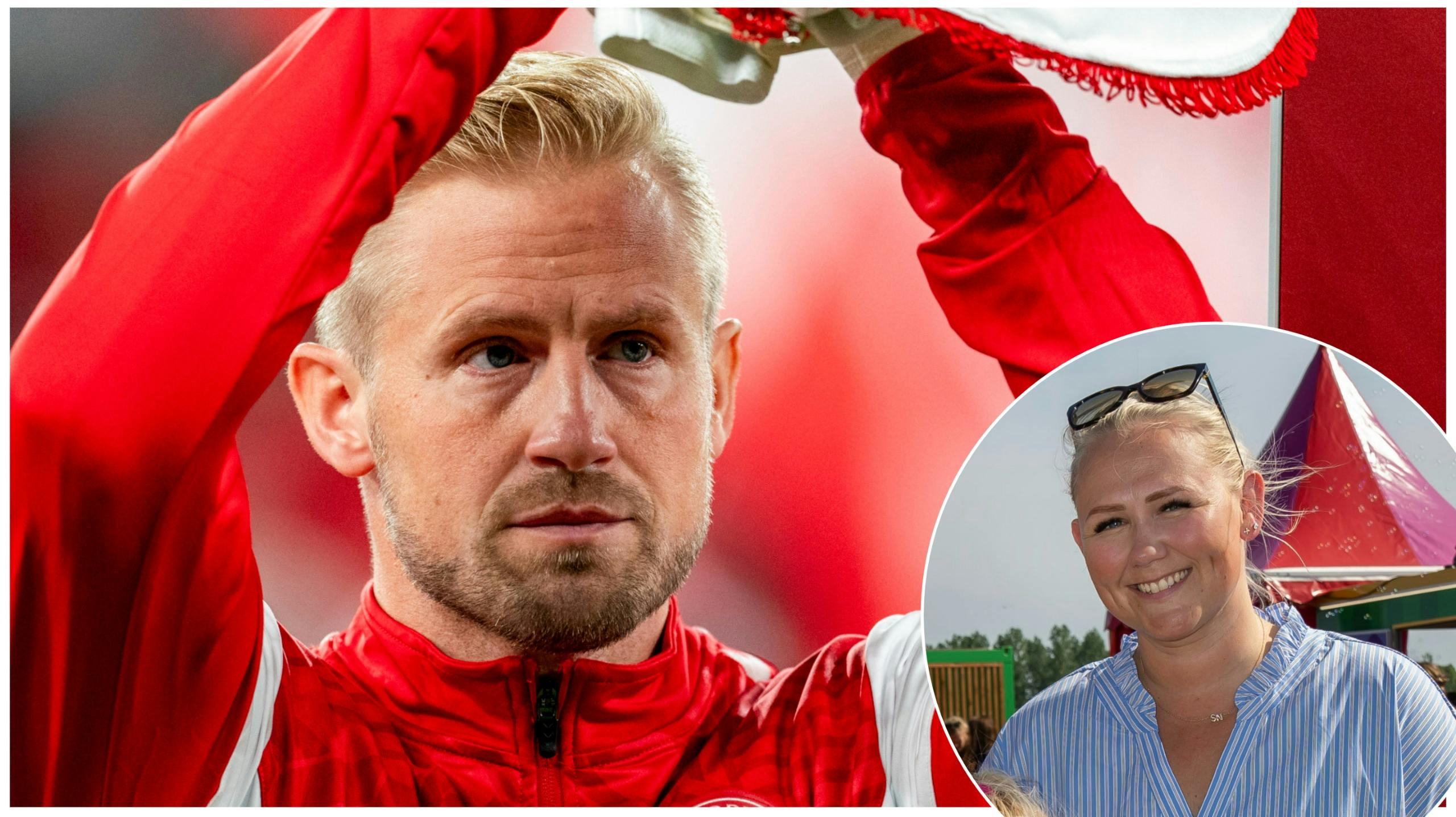 Kasper Schmeichel og Cecilie Schmeichel.