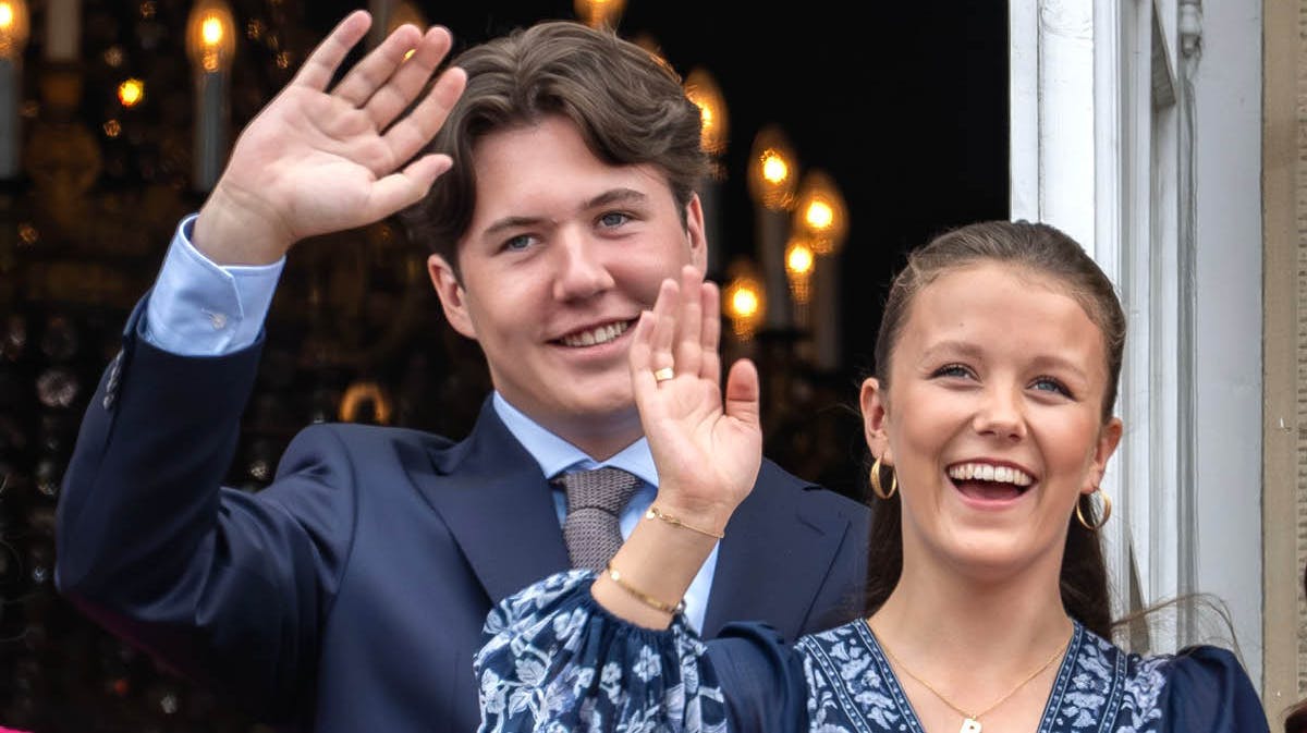 Kronprins Christian og prinsesse Isabella.